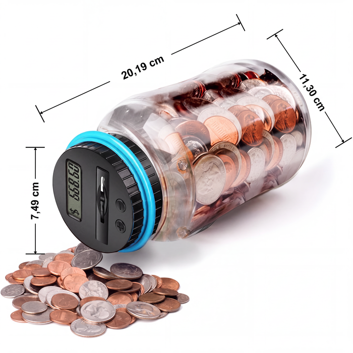 💰✨50 % RABATT! 🏦 Digitale Spardose mit automatischer Münzzählung – Verfolgt Ersparnisse, legt Sparziele fest und macht das Sparen für Kinder und Erwachsene zum Spaß.✨