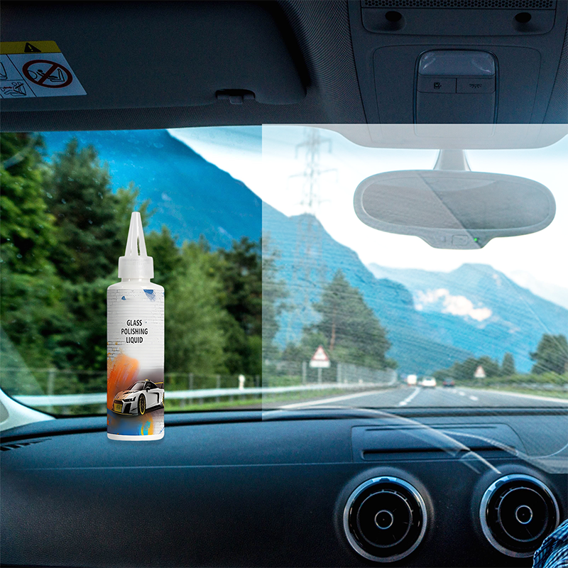 Set mit Polierflüssigkeiten für Autoglas🚗💎
