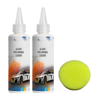 Set mit Polierflüssigkeiten für Autoglas🚗💎