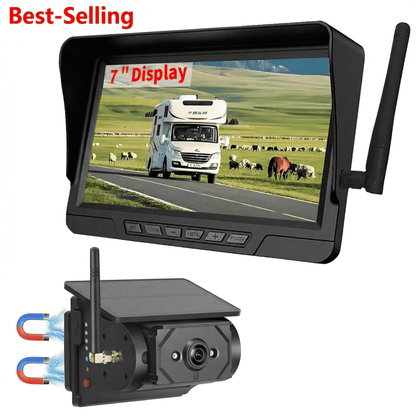 🏆 50 % Rabatt!! 🚛 Fahren Sie mit Zuversicht! Kabellose 1080P HD Rückfahrkamera – Split-Screen-System für LKW & Wohnmobile