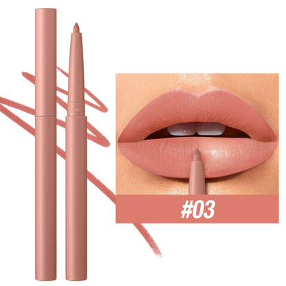💄 Set Matite Labbra Opache Waterproof Retraibili 💋 12 Tonalità a Lunga Tenuta ✨ Finish Matte Vellutato Anti-Sbavature 💧 | Contorno e Riempimento Labbra Preciso 👄