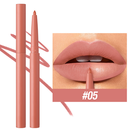 💄 Set Matite Labbra Opache Waterproof Retraibili 💋 12 Tonalità a Lunga Tenuta ✨ Finish Matte Vellutato Anti-Sbavature 💧 | Contorno e Riempimento Labbra Preciso 👄