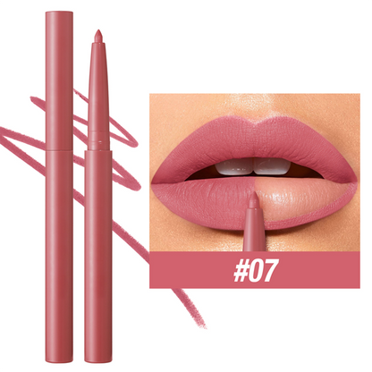 💄 Set Matite Labbra Opache Waterproof Retraibili 💋 12 Tonalità a Lunga Tenuta ✨ Finish Matte Vellutato Anti-Sbavature 💧 | Contorno e Riempimento Labbra Preciso 👄