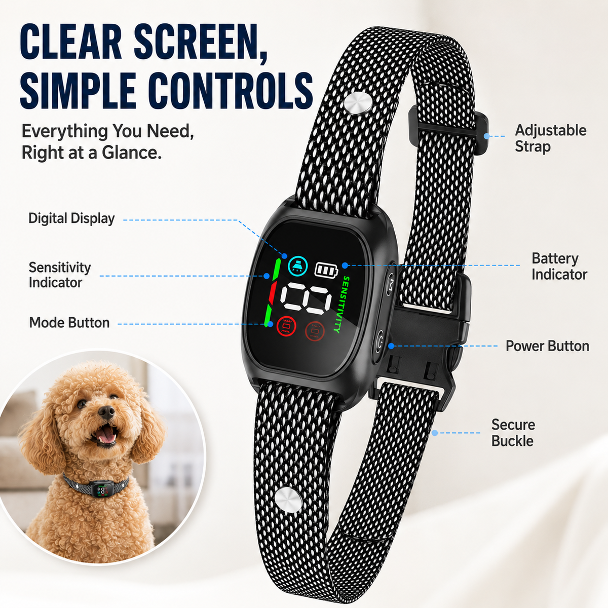 🥳2026 HEISSE VERKAUFSANGEBOTE🥳💞50.000 VERKAUFT! 🛡️🐾 50% RABATT! Anti-Bell-Halsband – Intelligente Anti-Fehlauslösung filtert andere Beller heraus. IP67 wasserdicht & USB aufladbar – sorgenfreies Training überall! 💦✅