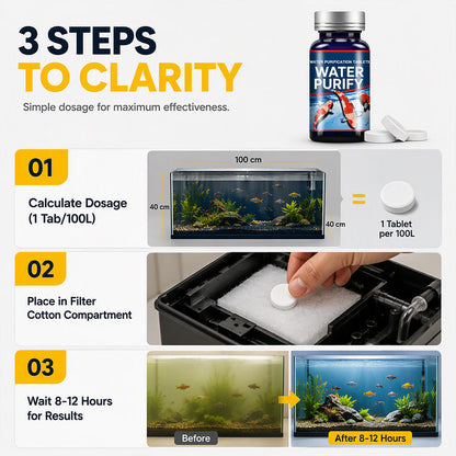 Professionelle Tabletten zur Wasseraufbereitung für Aquarien🦠