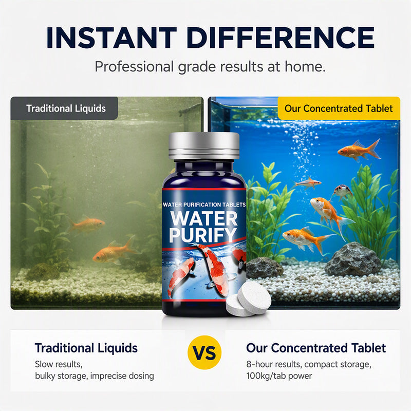 Professionelle Tabletten zur Wasseraufbereitung für Aquarien🦠