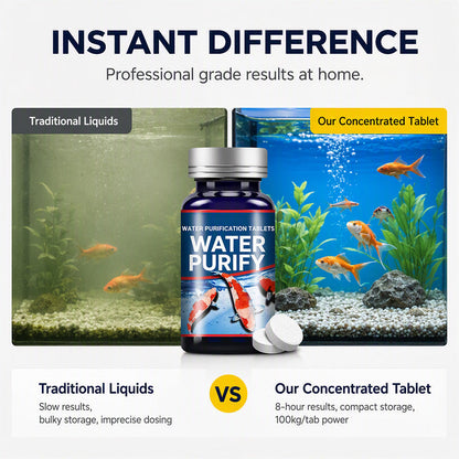 Professionelle Tabletten zur Wasseraufbereitung für Aquarien🦠
