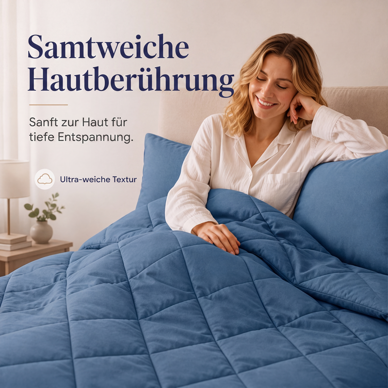 Steppbettwäsche-Set 3-teilig – Wolkenweich, ganzjährig warm! 🛏️ Rautensteppung hält Form, feuchtigkeitsregulierend, samtig weich ☁️