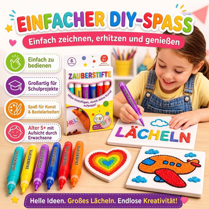📢📢50% RABATT !!⏰Magic Pen – Zeichne 3D-Motive mit nur einem Strich!🎄DIY Bubble Magic Drawing Pens