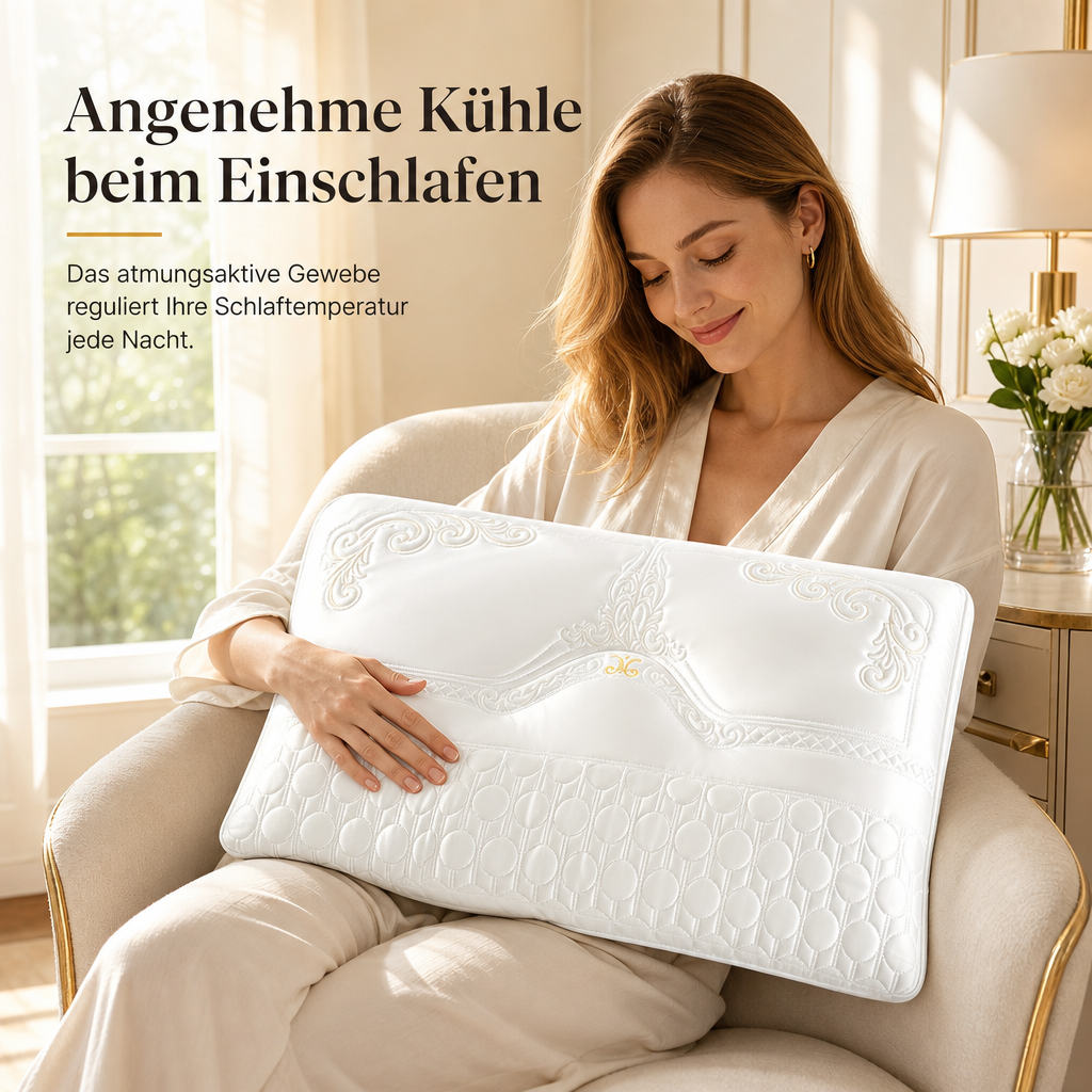 Komfortables Nackenkissen mit Kühleffekt