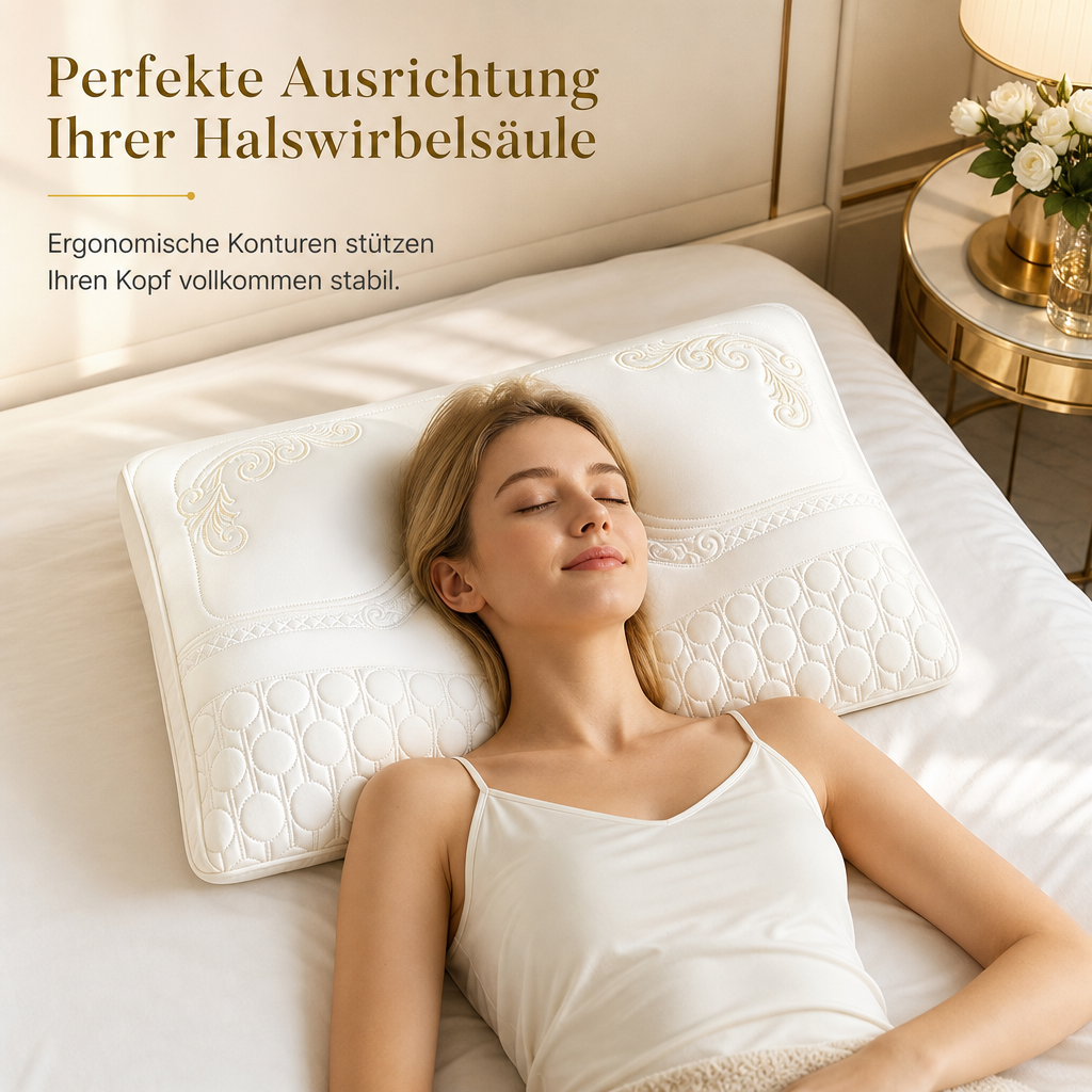 Komfortables Nackenkissen mit Kühleffekt