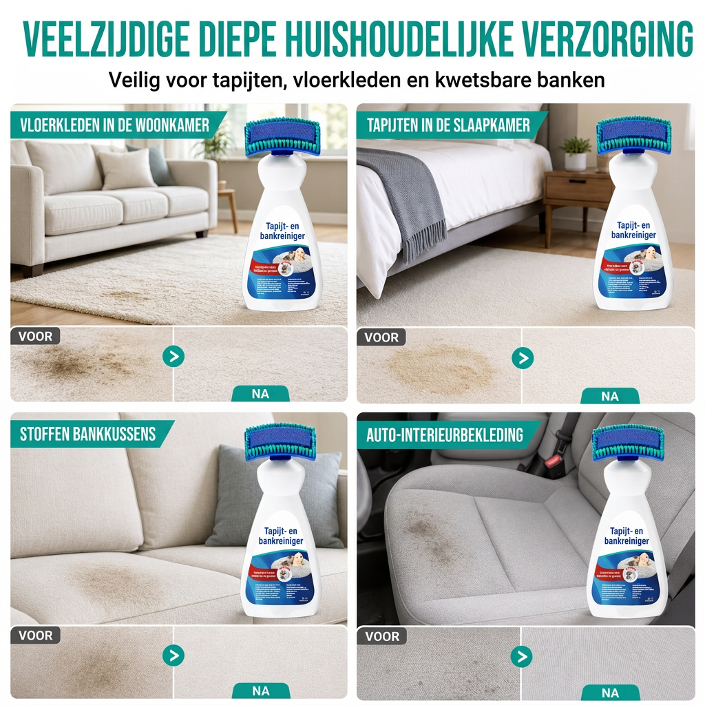 🔥AKTION: MEHR ALS 50.000 VERKAUFTE EXEMPLARE✨Wasserfreier Reiniger mit Bürstenschaum, entfernt Flecken sofort💰✅