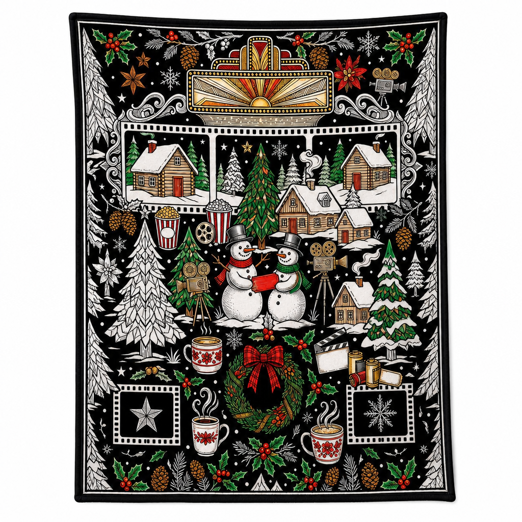 DIY Christmas Coloring Blanket