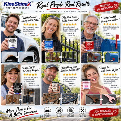 🚗 Rost? Nicht mit dieser Creme! – Mehrzweck-Rostschutz für Autos & Metall im Haushalt – stoppt Rost, schützt & pflegt – ideal für Scharniere, Werkzeuge & Gartenmöbel 🔩✨