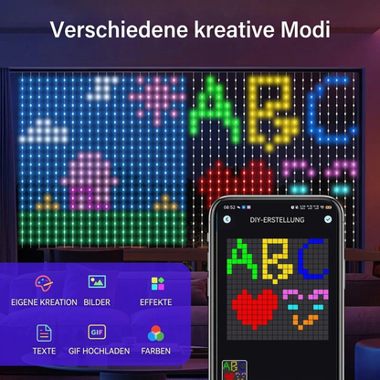📢📢50% RABATT !!⏰Wasserdichte LED Vorhänger Lichterkette