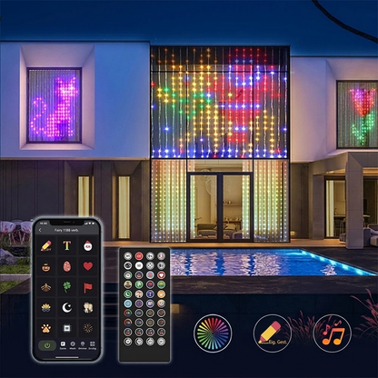 📢📢50% RABATT !!⏰Wasserdichte LED Vorhänger Lichterkette