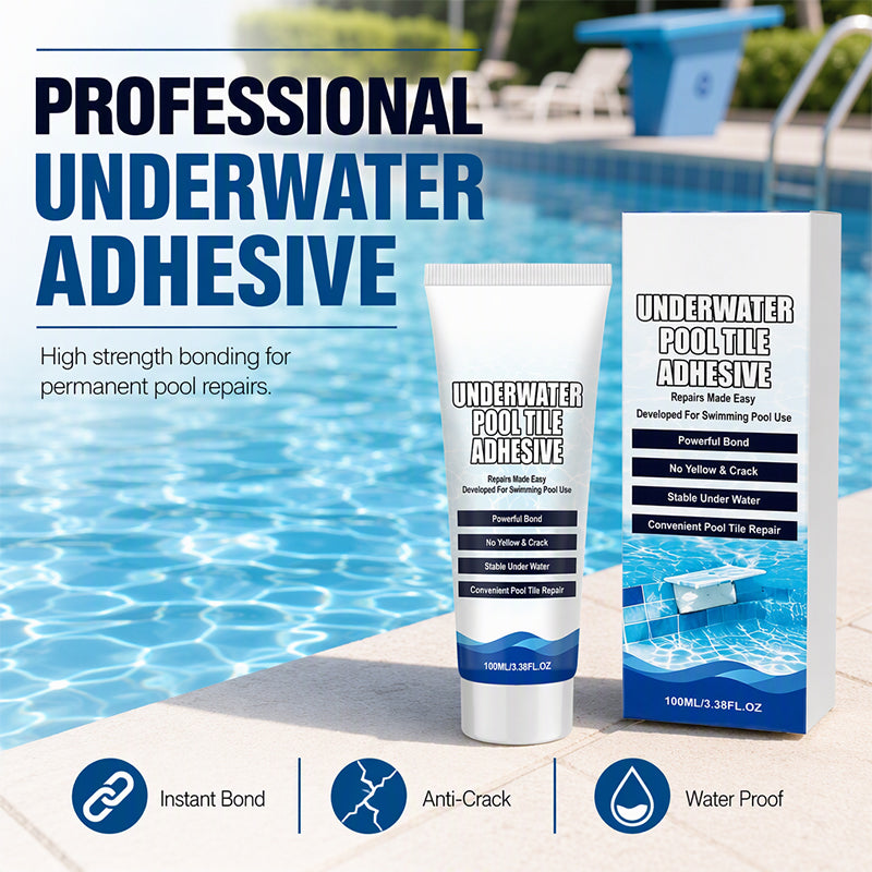 💥 2 KAUFEN, 1 GRATIS + 50 % RABATT!🥳Hochfester Kleber für Unterwasser-Poolfliesen