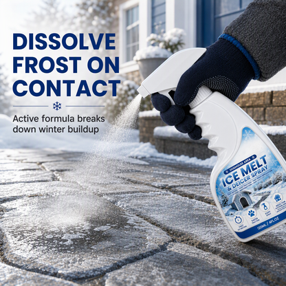 Spray zum Enteisen und Schneeschmelzen im Außenbereich