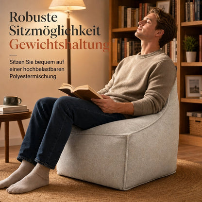 ⏳ Zeitlich begrenzter Rabatt von 50 % ⏰ Aufbewahrungs-Hockerbezug: Füllbar mit Kleidung, breiter Reißverschluss, waschbar, 45 x 45 x 23 cm 🧺🛋️
