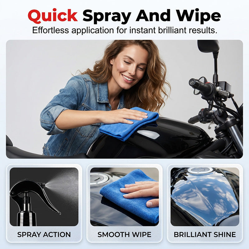 Schnellbeschichtungsspray für Motorräder