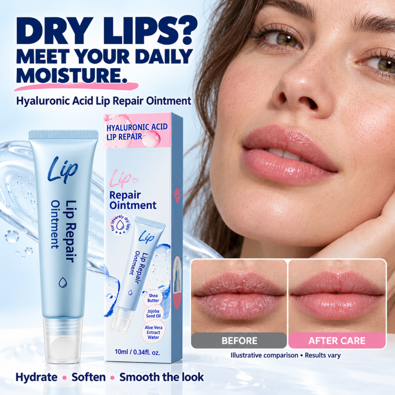 Feuchtigkeitsspendendes Lippenpflege-Gel für trockene, rissige Lippen✨💋