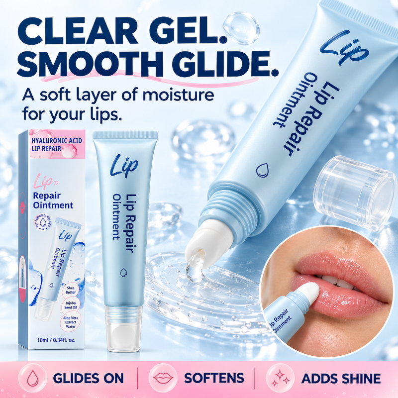 Feuchtigkeitsspendendes Lippenpflege-Gel für trockene, rissige Lippen✨💋