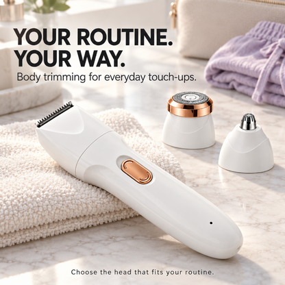 🎁🔥Weihnachtsangebot: 50 % Rabatt! 🥰♥️Multifunktionaler, wiederaufladbarer 3-in-1-Elektrotrimmer, sowohl für Männer als auch für Frauen geeignet – kann für Achselhaare, Augenbrauen, Beinhaare, Armhaare, Brusthaare, Schamhaare usw. verwendet werden.