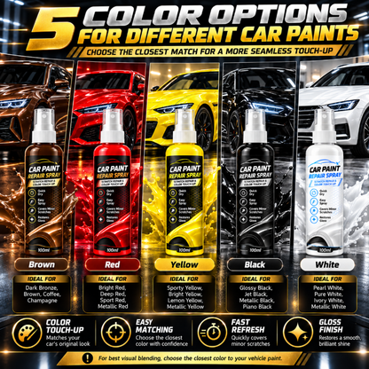 🎁🔥 In verschiedenen Farben erhältlich – Kratzer-Reparaturspray für Autos, für leichte Kratzer und schnelle Ausbesserungen. 🥰