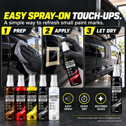 🎁🔥 In verschiedenen Farben erhältlich – Kratzer-Reparaturspray für Autos, für leichte Kratzer und schnelle Ausbesserungen. 🥰