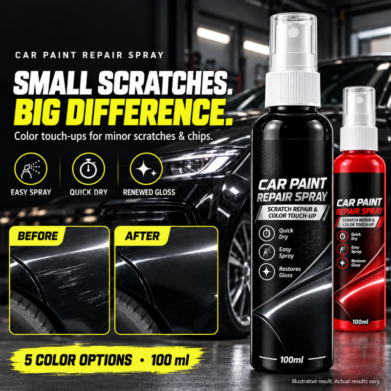 🎁🔥 In verschiedenen Farben erhältlich – Kratzer-Reparaturspray für Autos, für leichte Kratzer und schnelle Ausbesserungen. 🥰