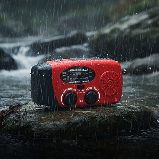 🏕️ 📻 Careluxpro Multifunktionales Tragbares Solar-Notfallradio – Powerbank, Handkurbel & Katastrophenvorsorge
