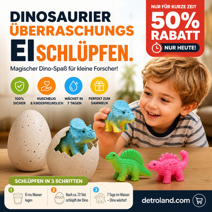 🎁Dinosaurier, der Überraschungseier für Kinder ausbrütet🦖