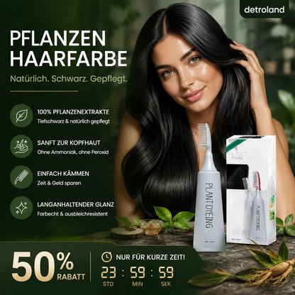 ✨ Deutsche Pflanzenhaarfarbe für Salon-Perfekte Wurzeln – 100% Pflanzenkraft, Einfache Anwendung & Deckt Graues Haar In 5 Minuten 🌿
