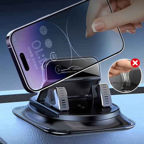 🚗【Zeitlich begrenztes Angebot – 50% Rabatt!】⏰Drehbarer Auto-Handyhalter fürs Armaturenbrett – 360° verstellbar & rutschfest – Perfekt für Navigation oder Freisprechfunktion – sicherer Halt auf allen Untergründen 📱