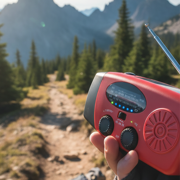 🏕️ 📻 Careluxpro Multifunktionales Tragbares Solar-Notfallradio – Powerbank, Handkurbel & Katastrophenvorsorge